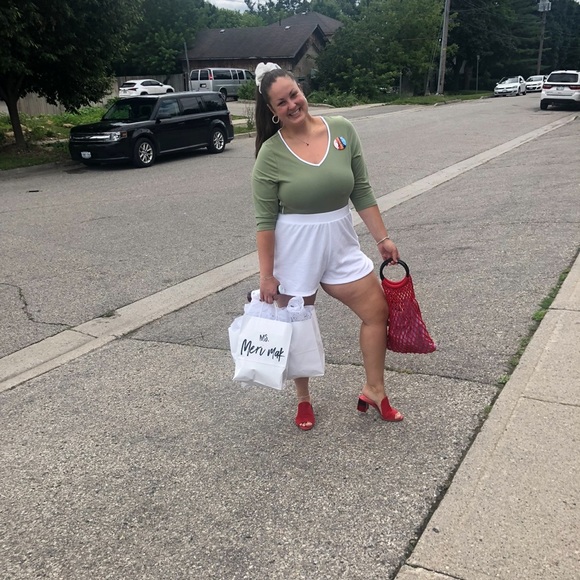 PLUS puma 3/4 sleeve unitard in Khaki exclusive to ASOS - Picture 8 of 8